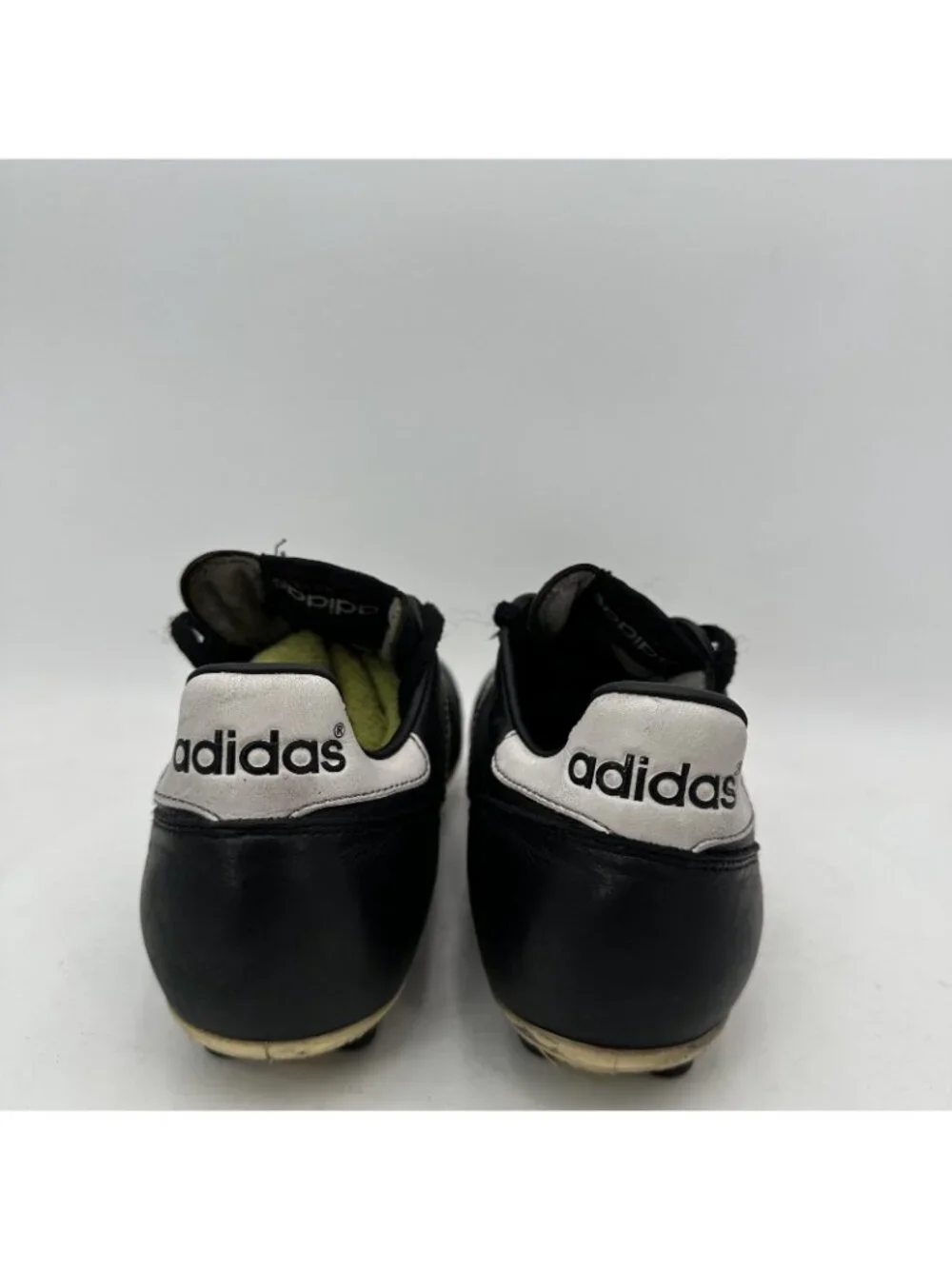 Adidas Copa Mundial Men Size 7 015110 Black White Leather Soccer Cleats Shoes - Picture 9 of 11